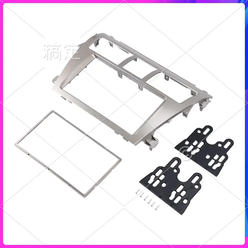 

NEW-2 DIN Car Stereo Radio DVD Player Frame Fascia Panel Trim For Toyota Vios 2007-2012, Belta 2005-2008, Yaris Sedan 2006+