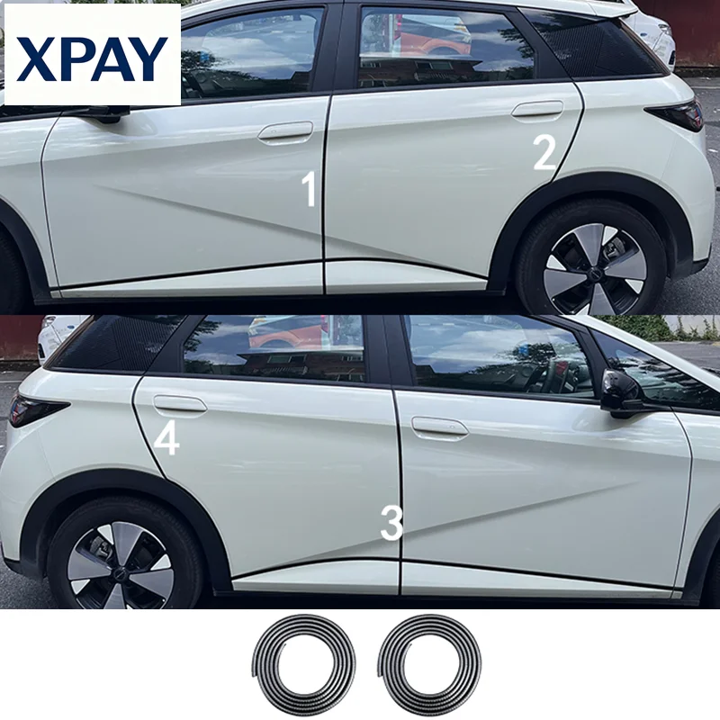 

New For Byd Dolphin 2023-2024 Car Door Anti-collision Strip Door Sides Are Sealed for Sound Insulation Automotive Supplies