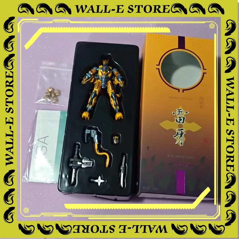 In Stock Iron Factory EX76 Yellow Leopard Warrior Thunder Leopard Walking Thunder Teeth Original Small Scale Deformation Toy