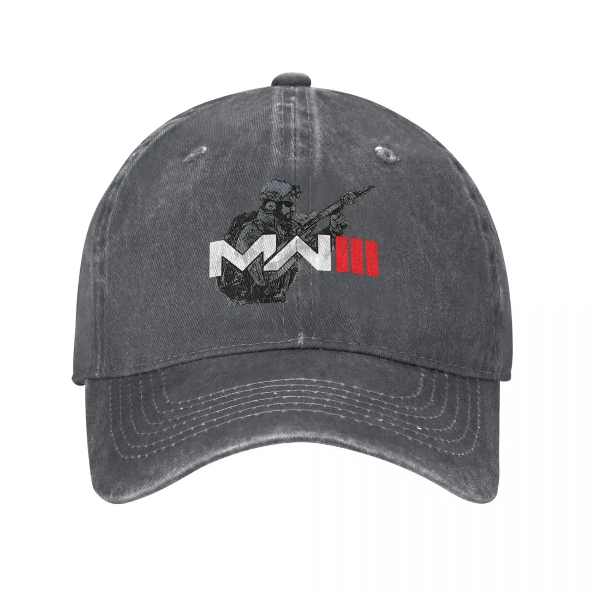 Modern Soldier Ready For Warfare 2 Game Baseball Cap Hats Women Visor Protection Snapback Ghost MW2 COD Calls Of The Duty Caps