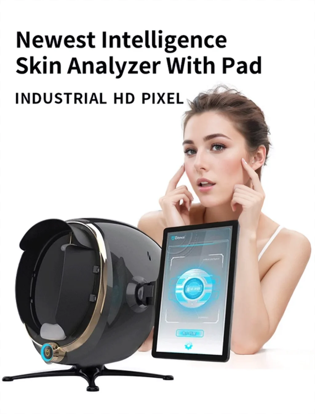 Facial Skin Analyzer Facial Scanning Detection Machine Face Diagnosis Device Beauty Salon Equipment Detection Skin Problem