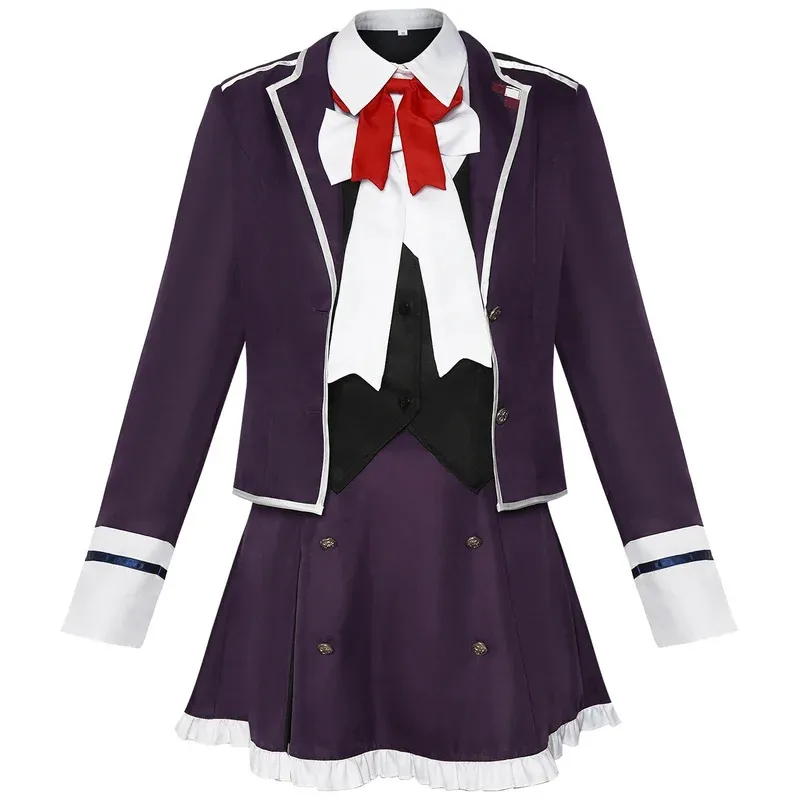Сакамаки Аято Косплей Костюм Комори Юй Косплей Костюм DIABOLIK LOVERS Cos наряды школьная форма Хэллоуин карнавальное платье