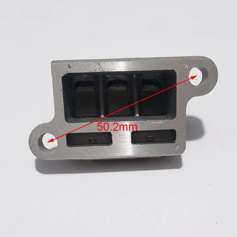 Reed Valve Block With Petals Membran Assy For Suzuki 50cc AG 50 AD AG SJ ZZ 50 60 2 Stroke Moped Scooter Valves Motorcycle