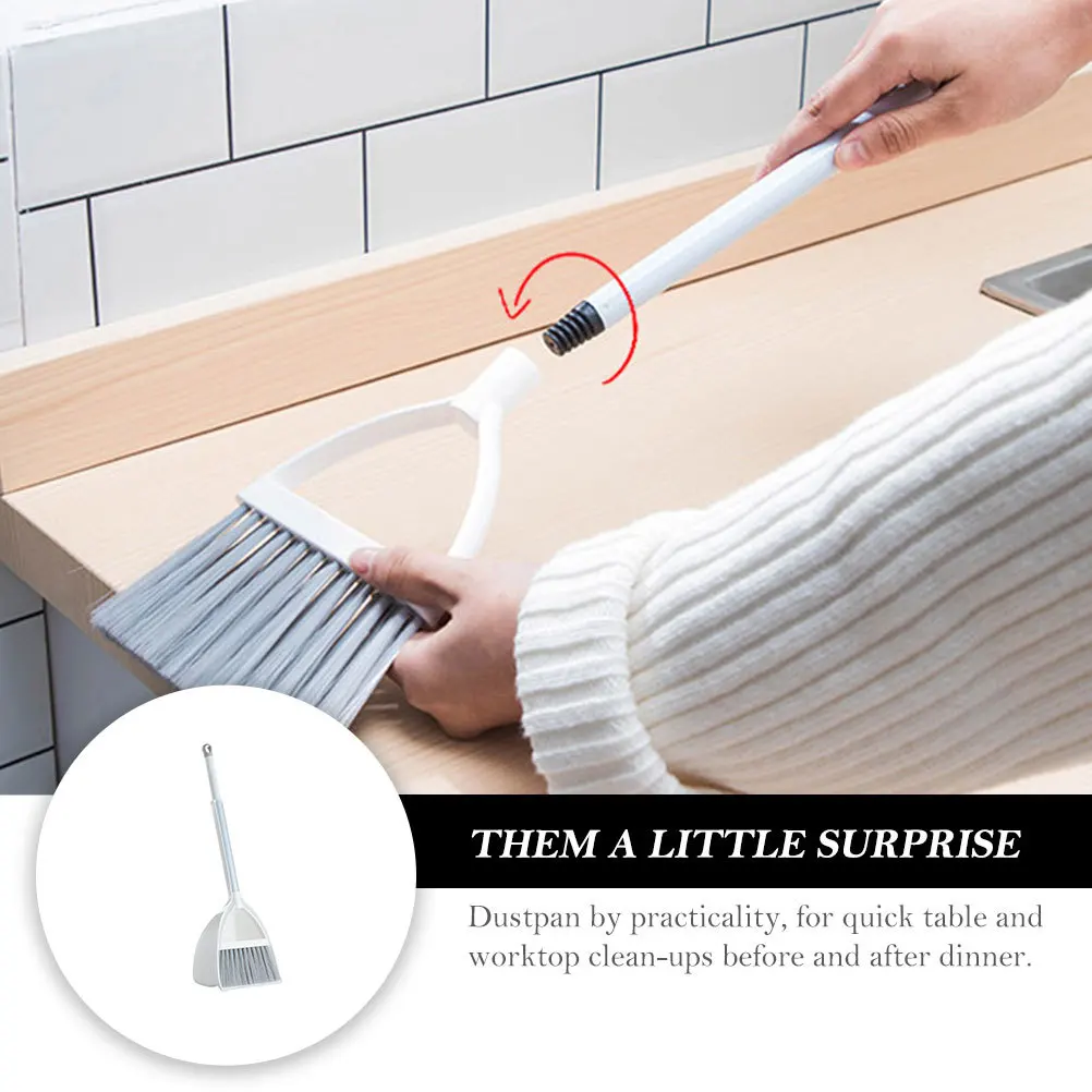 

1 set 1 Small Set Detachable Lightweight Kids Cleaning For Table Cleanup Broom Dustpan Set Small Broom And Dustpan
