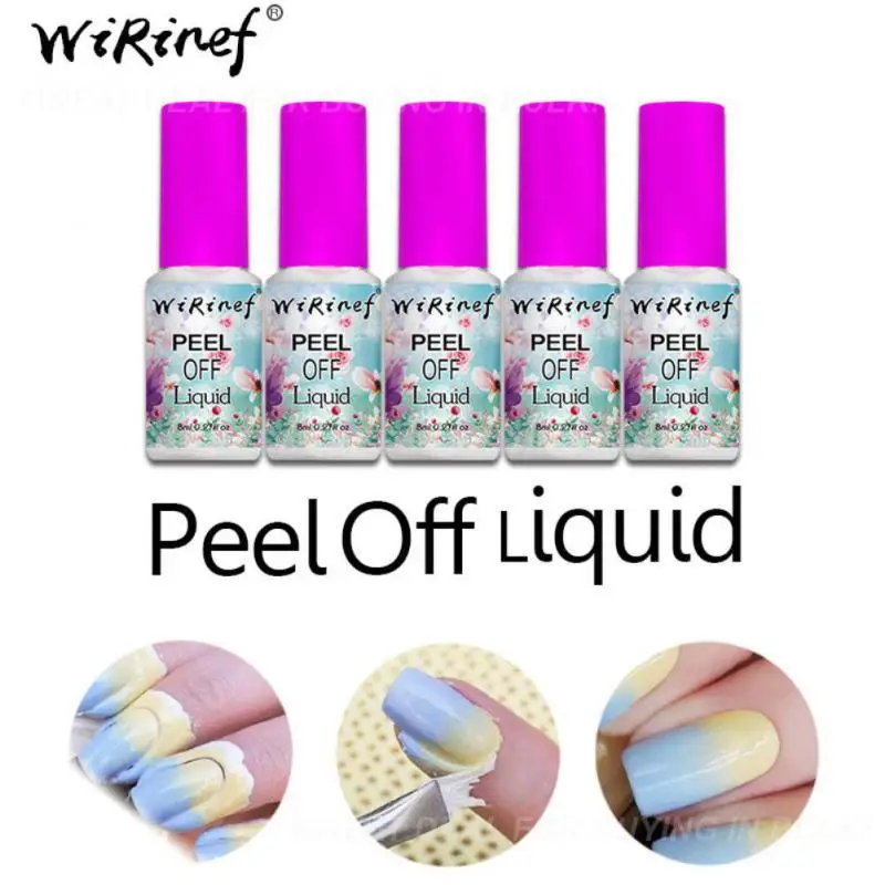 กาวทาเล็บป้องกันการหลุดลอกออกง่ายป้องกันการหกของเหลวที่มีคุณภาพสูงและมีนวัตกรรมยาเคลือบเล็บ