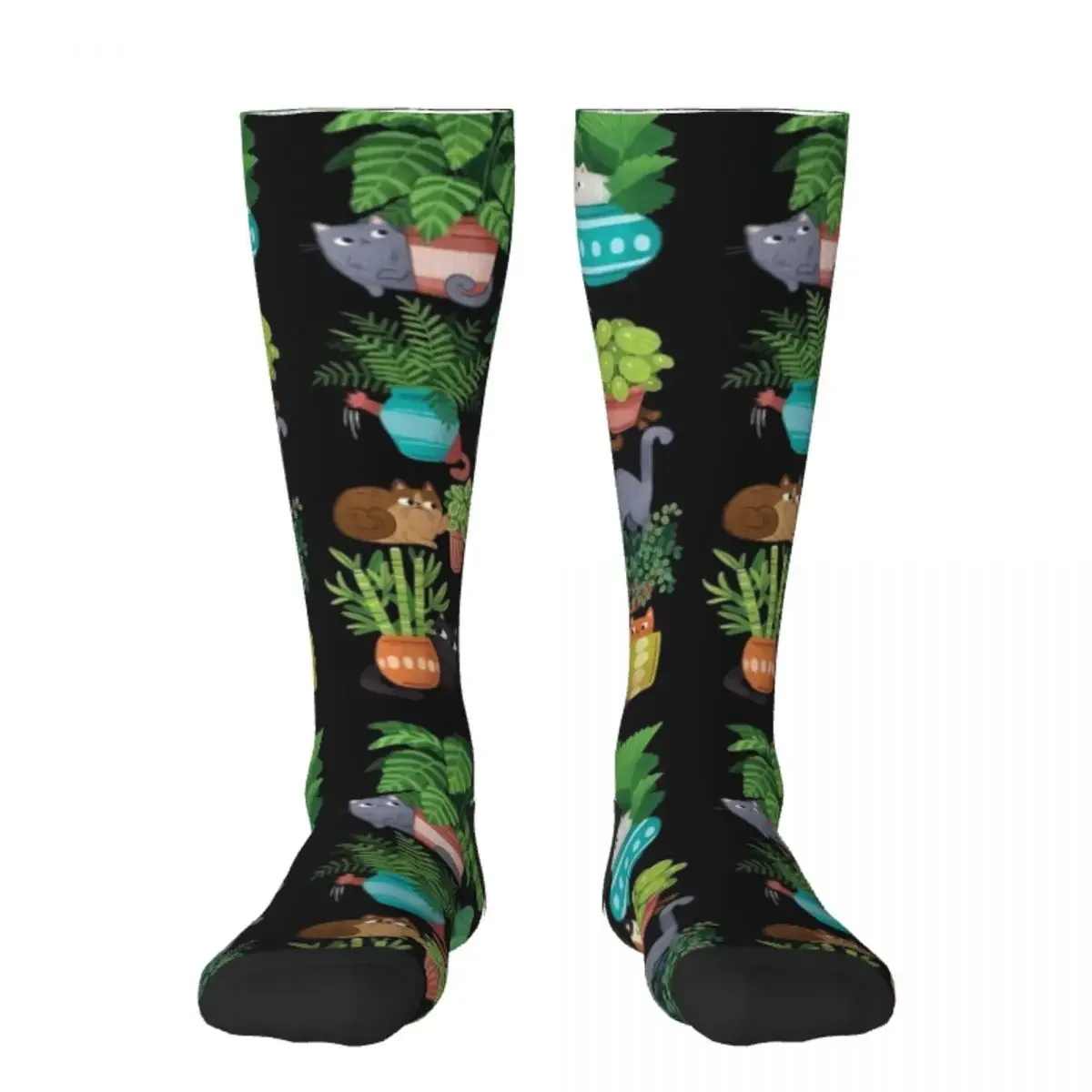 Cats And Plants Socks anti-slip kids new in's Men Socks Women's