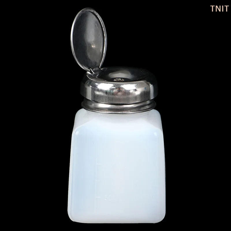[J] Frascos Recarregáveis Vazios com Bomba Dosadora de 100/200/250ml para Removedor de Esmalte, Líquido UV Gel, Limpeza de Unhas e Acetona
