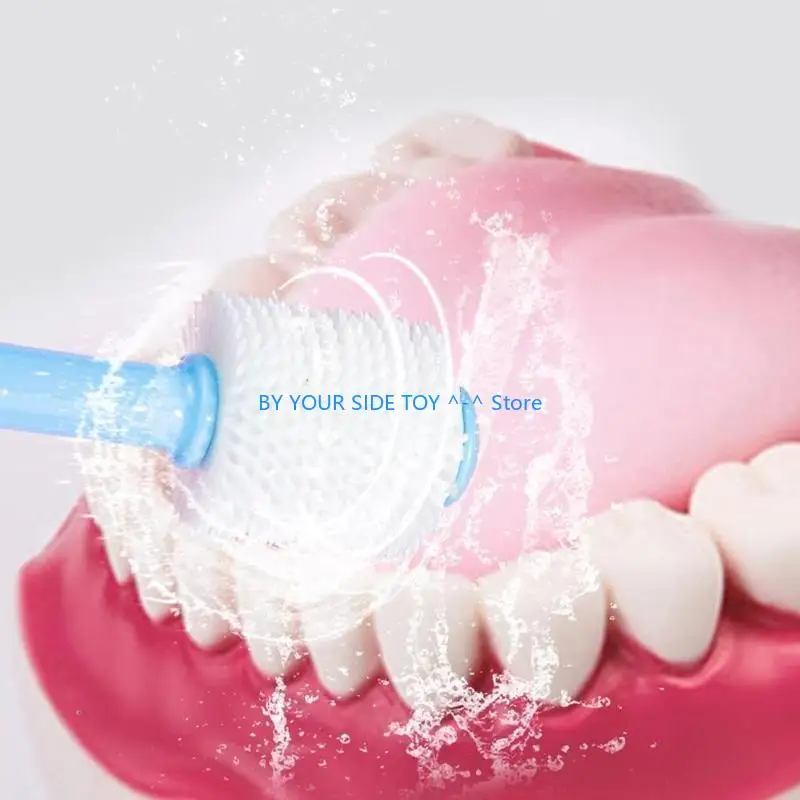 فرشاة أسنان الطفل 360 درجة لفرشاة أسنان نانو شعيرات ناعمة 1-6 سنوات من العمر فرشاة أسنان للأطفال العناية بالأسنان تنظيف U6XE