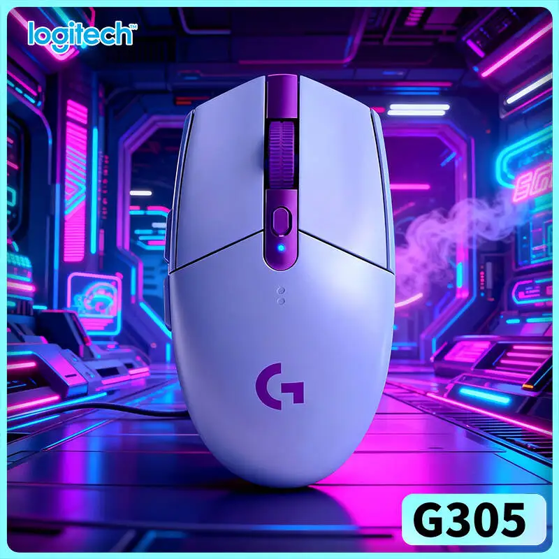 

Игровая мышь LIGHTSPEED Logitech G305 Wireless, 12000 DPI HERO, 6 программируемых кнопок, 250 часов автономной работы, 99 г, для ПК и Mac
