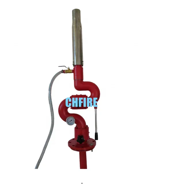 CHFIRE manual fire water foam monitor price, fire fighting water cannon water fire monitoring system
