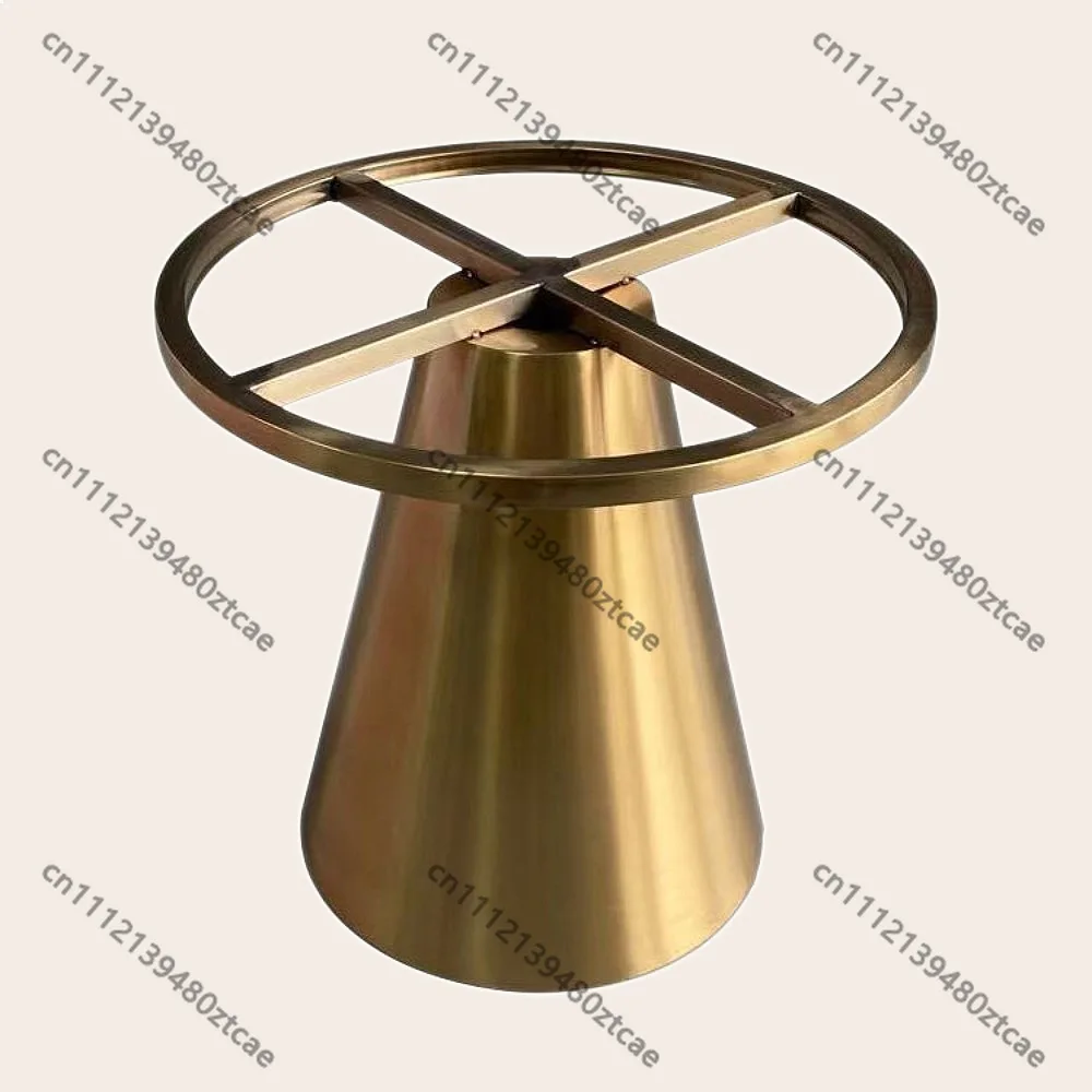 Marble Coffee Table with Stainless Steel Base for Living Room Side Decor