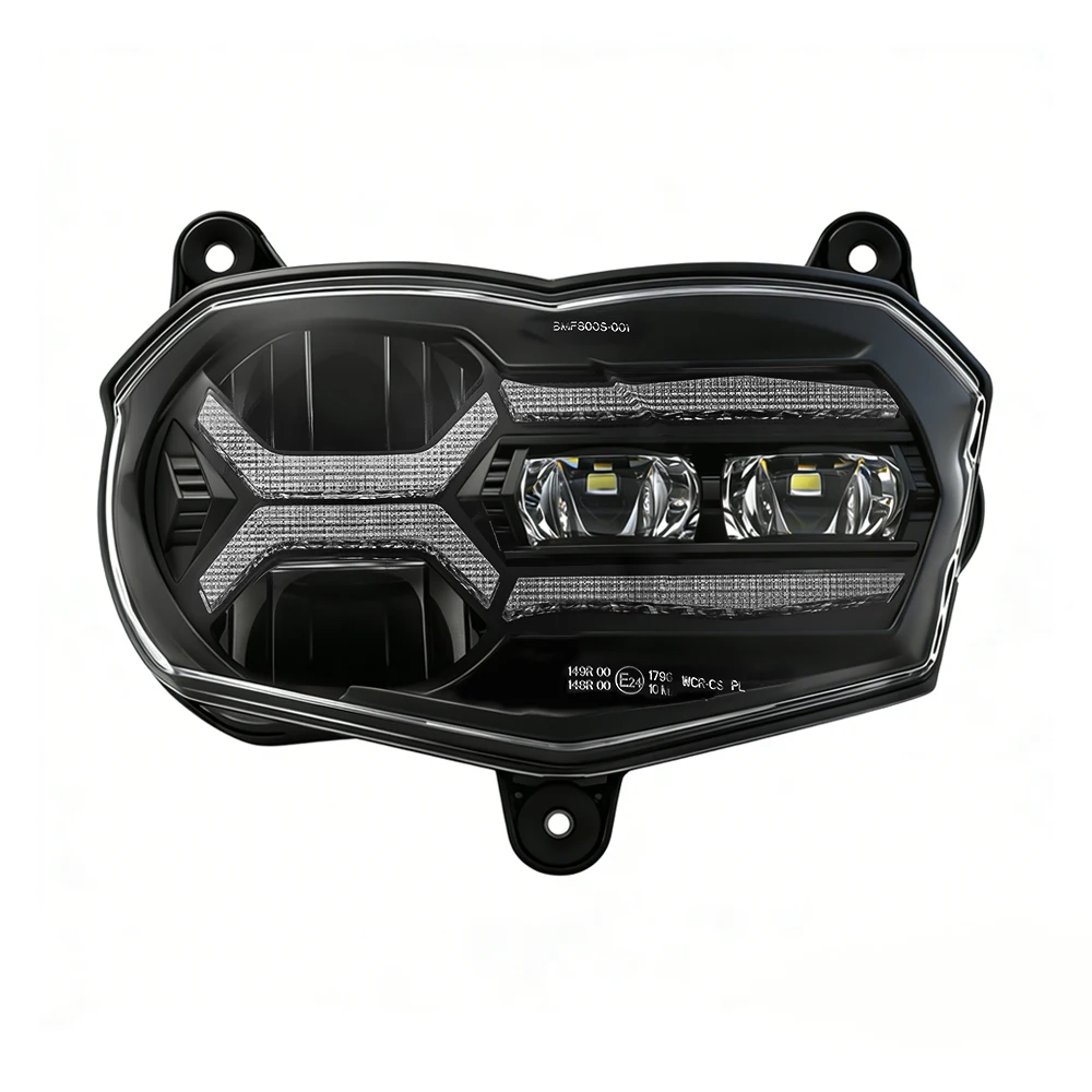 KEMIMOTO E24 LED-Scheinwerfer für BMW F800GT F800ST F800S F 800 ST Motorrad-Frontscheinwerfer mit Tagfahrlicht-Baugruppe