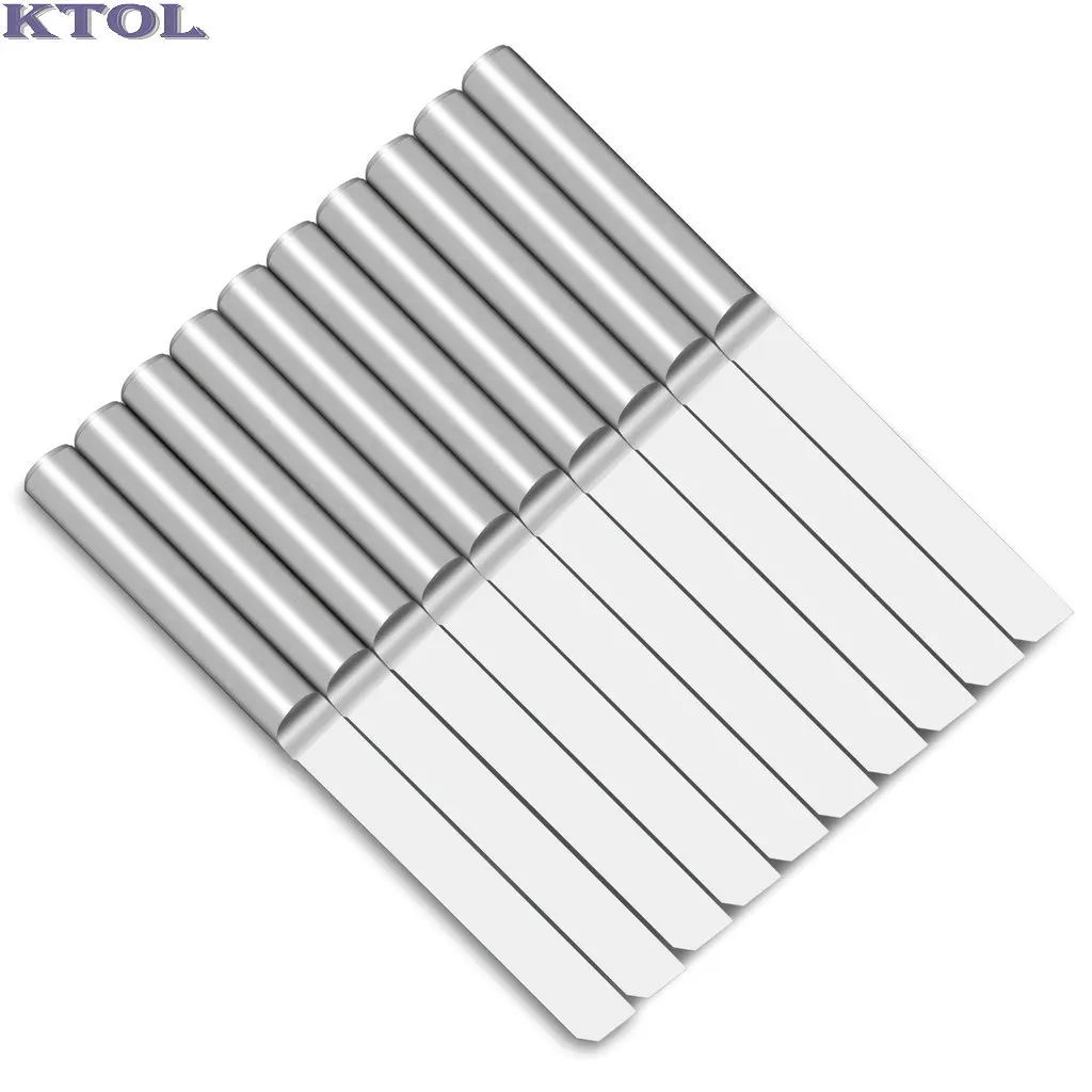 4-6mm 1-ostrzowy prosty frez CNC Narzędzia do frezowania Mikro węglikowy frez palcowy Frezy ze stali wolframowej do grawerowania akrylu