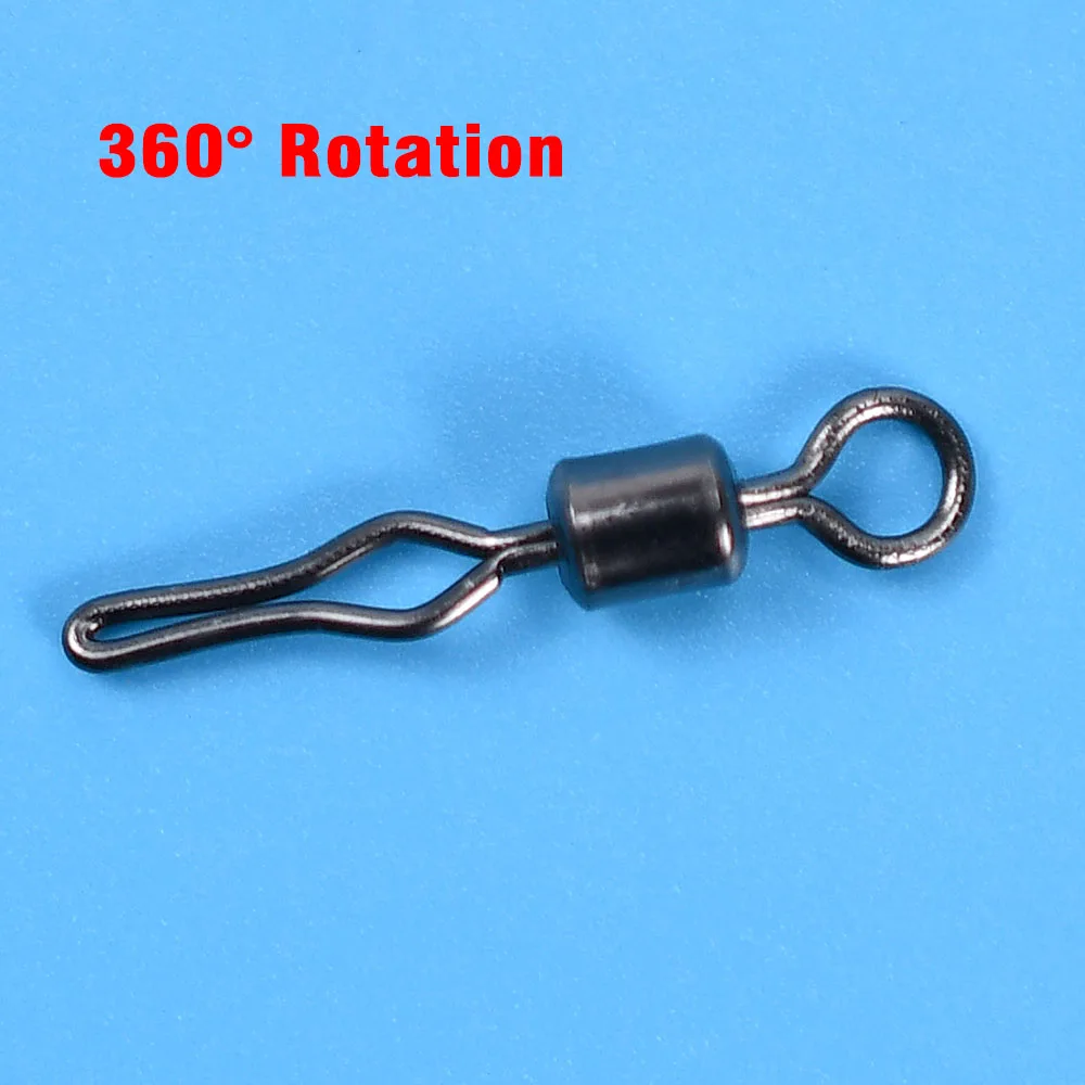 100Pcs Drop Shot Wirbel Rollen Wirbel Linie Clip Stecker Sinker Gewicht Form Angelschnur Schnelle Stecker Angeln Zubehör