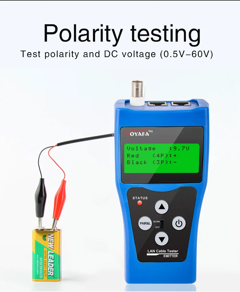 NOYAFA NF-388 Cable Tester with 8 Remote Identifiers
