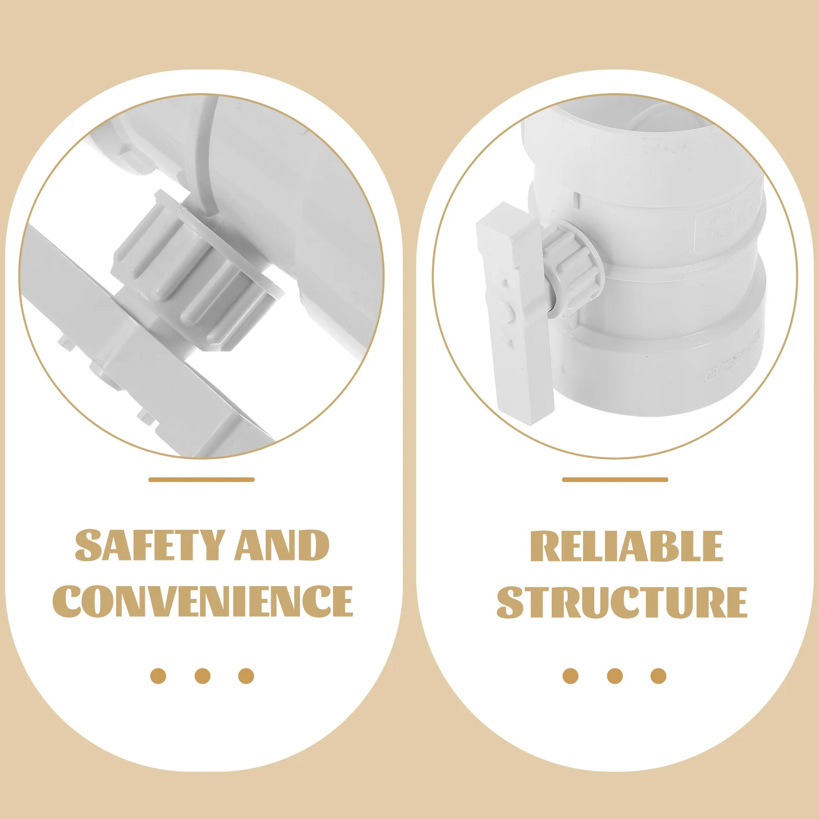 

Control Valve 110mm Duct Manual Damper Hvac Ventilation Tube Garden Supplies Acid Alkali Resistance Plastic Pipe Wind