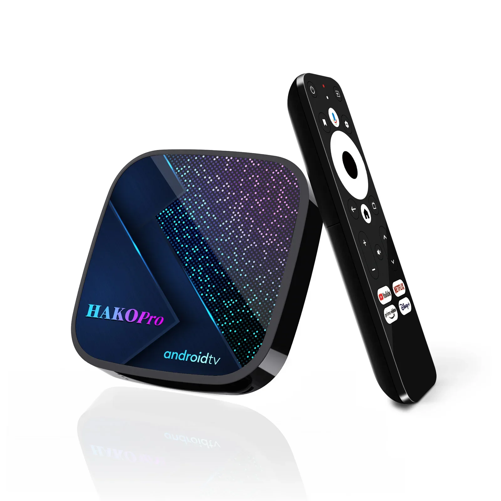 HAKOPro Smart TV Box Android 11 OS Amlogic S905Y4 4GB 32GB 4K HDR 10 AV1 Google Certifications Set Top Box Android 11.0