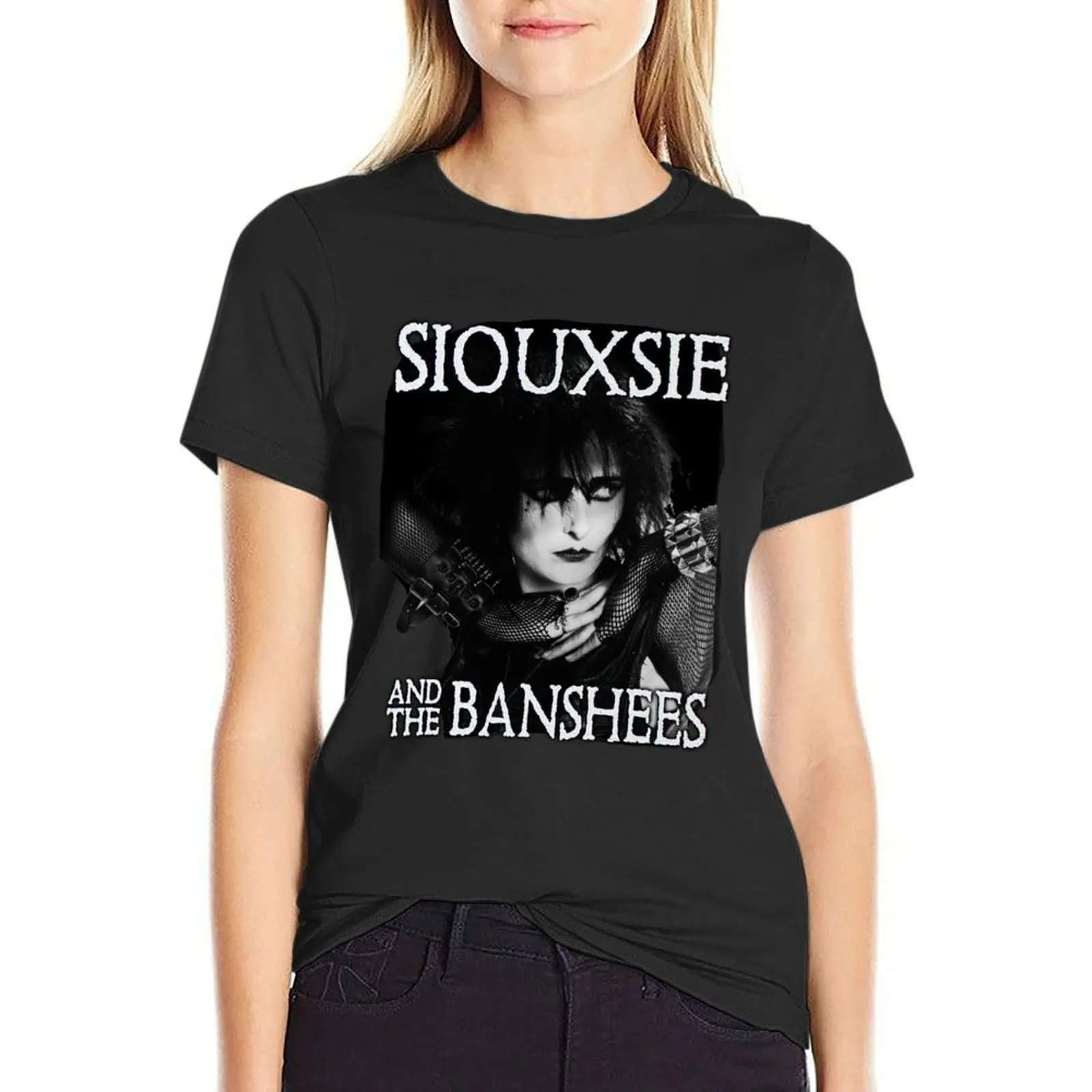 

Siouxie And The Banshees Fan Tee 2 T-shirt female kawaii clothes summer tops T-shirt Women