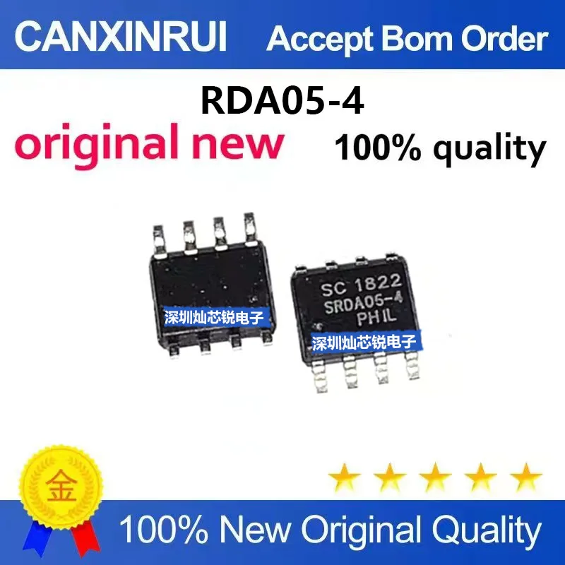 (5-100pieces)Brand New Original SRDA05-4 SRDA05-4.TBT SMD SOP8 TVS Electrostatic Surge Protection Chip