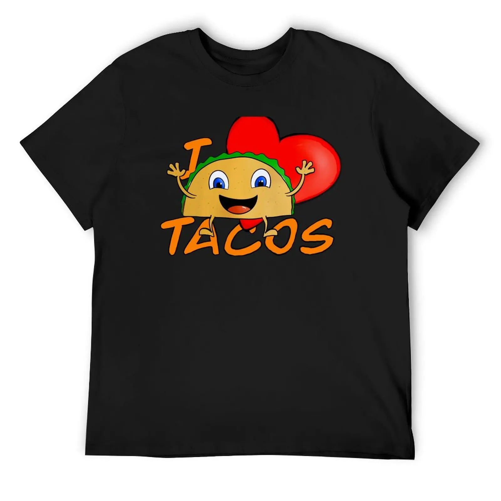 

I Love Tacos T-Shirt essential t shirt summer top Man t-shirt summer tops men workout shirt