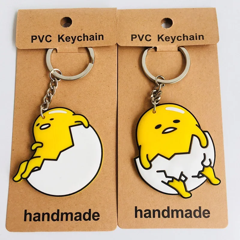 Sanrio Gudetama Anime Schlüsselanhänger Handykette Schlüsselanhänger Student Geschenk Lustiges Ei Taschenanhänger Lanyard Cartoon Schlüsselanhänger Spielzeug Dekor
