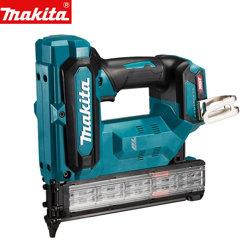 Makita FN001G 40V Max XGT Cordless Brushless 18 Gauge Brad Nailer Carpentry Decoration Nail Gun Tool Only