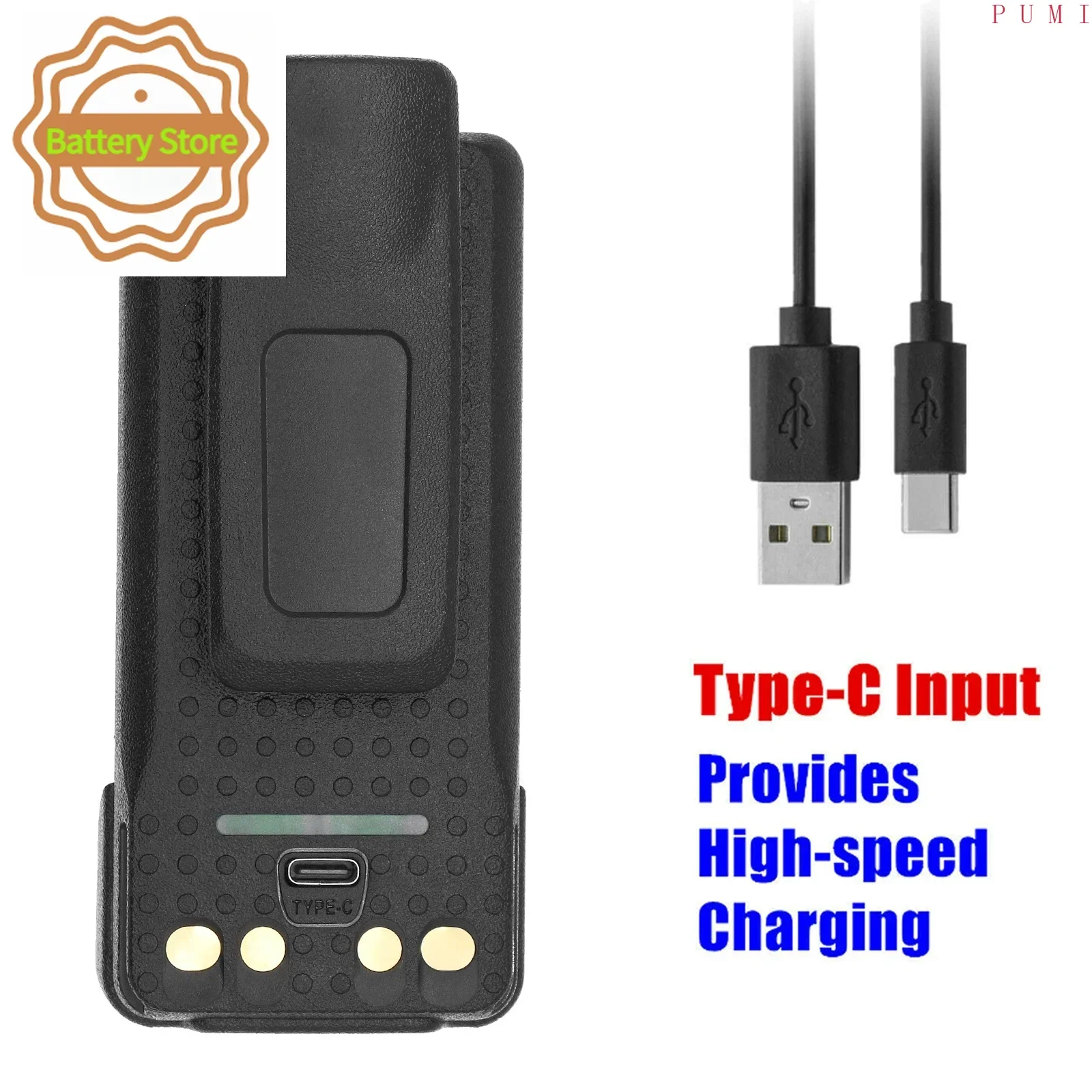 CS Replacement Battery for Motorola APX2000,APX3000,CP7668,DGP5050,DGP8050,DP2400,DP2400E,DP260 PN:PMNN4406 3350mAh / 24.79Wh