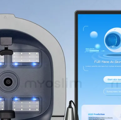 New 21.5 Inch 3D Facial Skin Analyzer Machine AI 8 Light Spectrum Skin Care Scanner for Business Hair Analysis Beauty Care