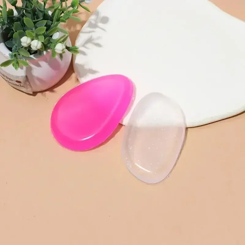 3 stücke 3d reines Silikon Puder Puff Stereo transparent neue Gelee Puder Puff isst kein Pulver leicht zu reinigen