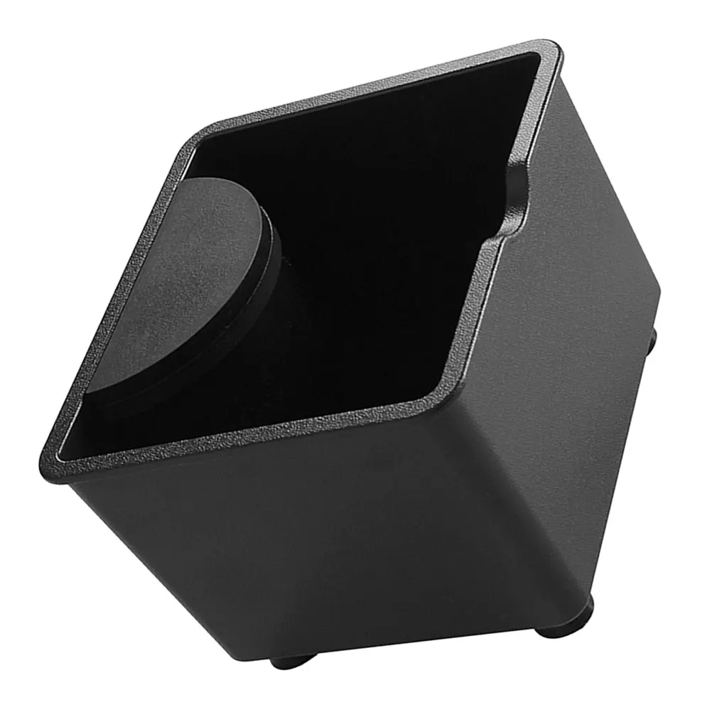 

Coffee Machine Powder Box Grounds Bucket Mini Black Knock Container Espresso Waste Bin Compact Household Office Bar