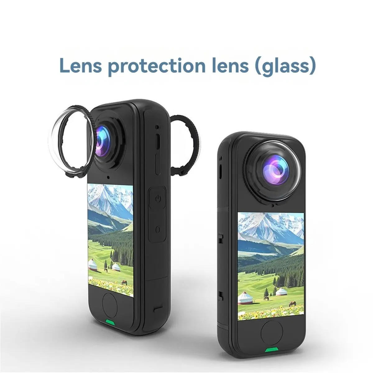 For X4air Lens Cap Protector Anti-Scratch Lens Protective Mirror Cover for Sports Cameras Camera Accessories