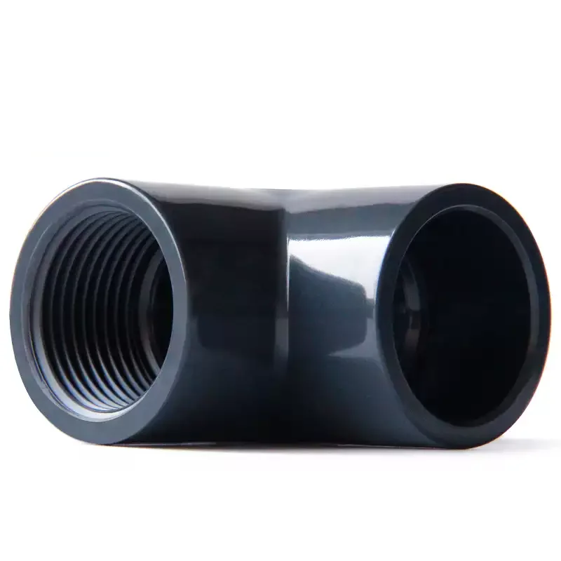 1PCS 20-63mm UPVC Water Supply Pipe Female Thread Elbow Connector 90°  Plastic Right Angle Elbow Adapter Aquarium Joint Fitting