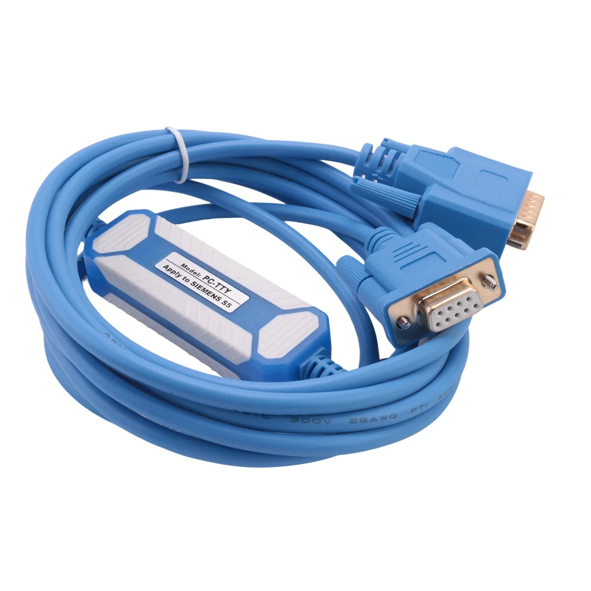 PC-TTY PLC Programming Cable Communication Data Download Line is Suitable for Siemens S5 Series 6ES 5734-1BD20 TQ