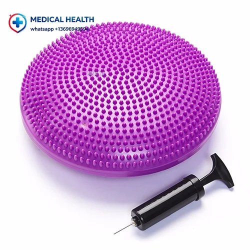 Round Balance Disc Hot Sale Air Stability Wobble Balance Massage Cushion, Sensory Wiggle Seat, Pump Included