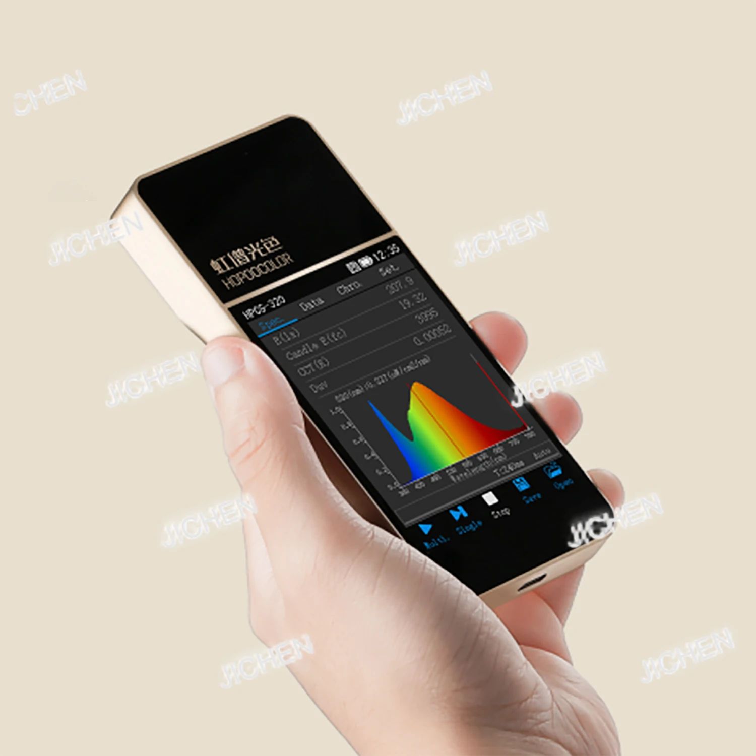 Spectrometer CCT CRI Lux test Meter