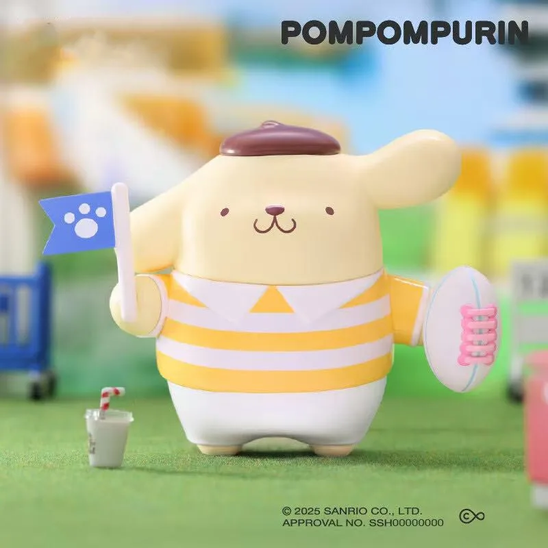 ホット漫画アニメフィギュア活力運動会シリーズブラインドボックスポチャッコアクションフィギュアおもちゃデスクトップ装飾飾りギフト