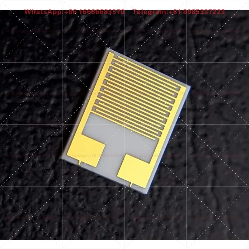 90 μ m Ceramic Fork Finger Electrode IDE Capacitive Array Biogas Humidity Sensor Chip