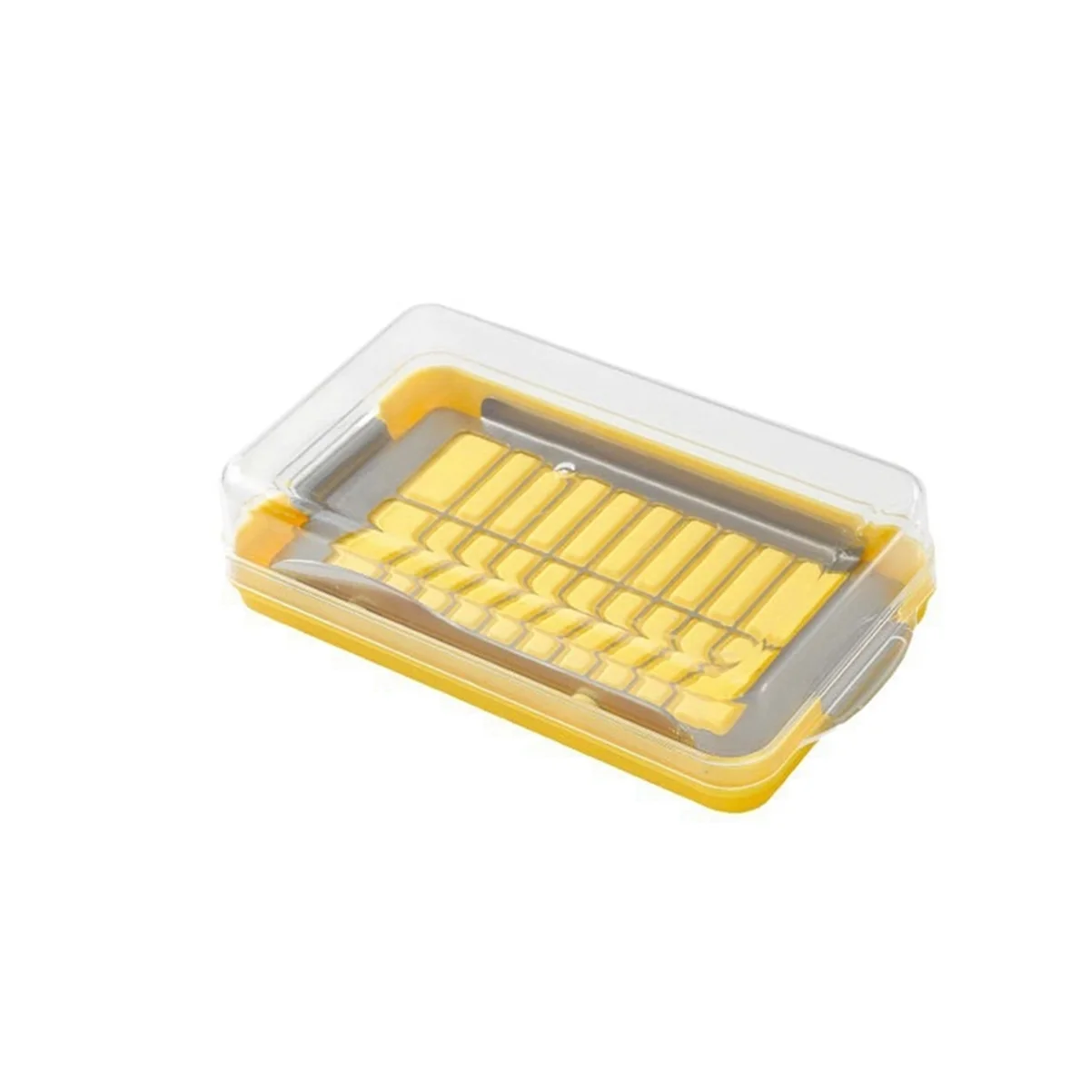 

Butter Cutting Storage Box Time-Saving Butter Slicer Refrigerated Butter Container with Stainless Steel Cutter Small
