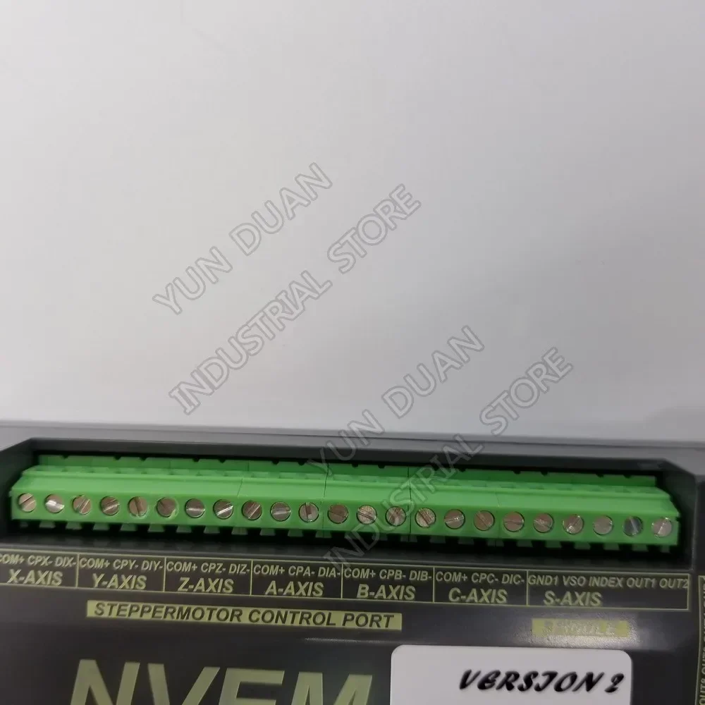 NVEM Mach3 Ethernet CNC Motion Controller Breakout Board Control Card MPG Stepper Servo Motor CNC Router Plasma Flame Cutting