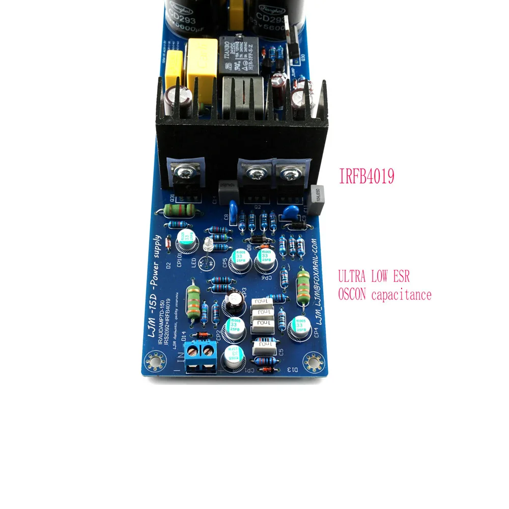 L15D-POWER 300W 4R Mono Amplifier AMP Board for IRS2092 IRFB4019