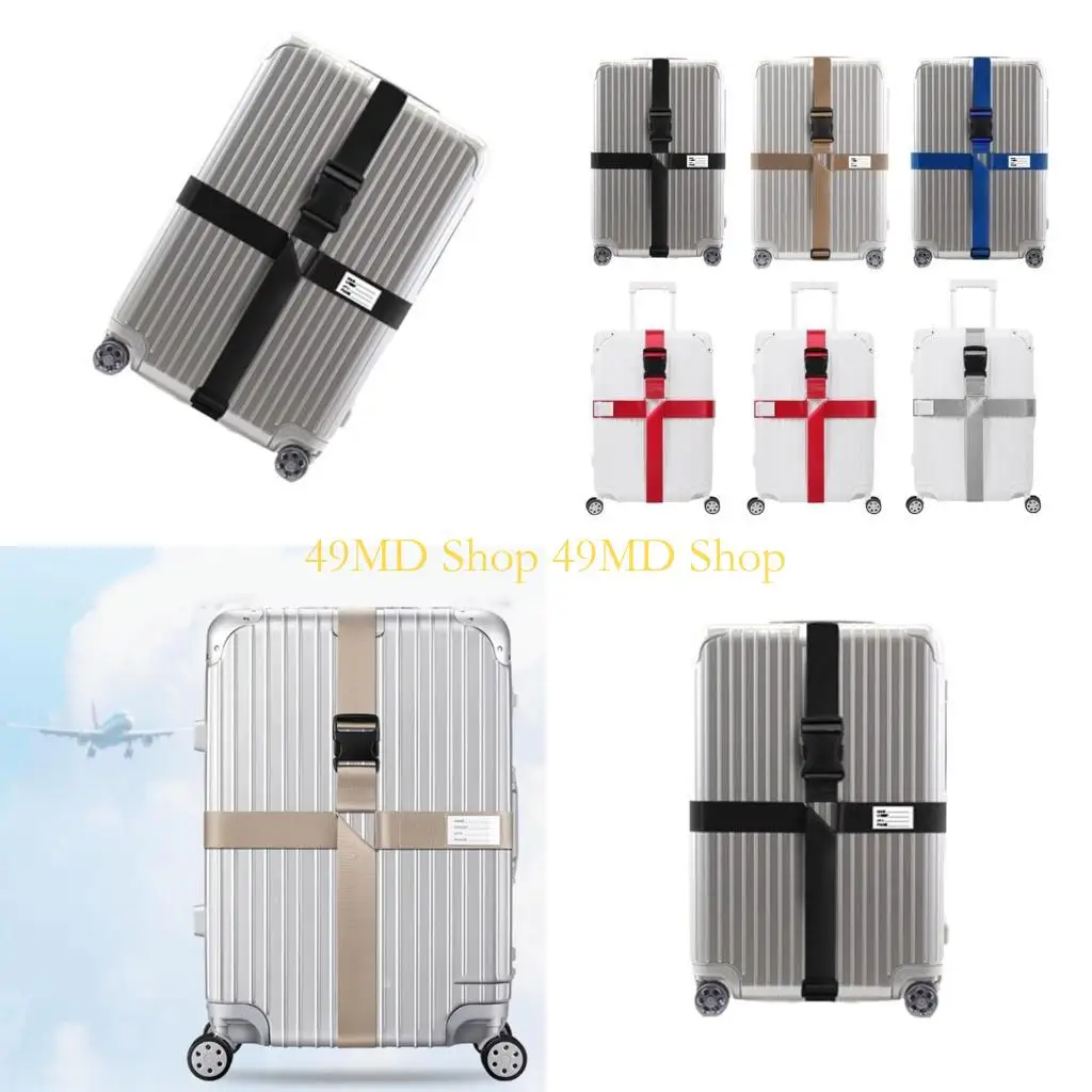 

Качественный ремень для сумки 49MD, регулируемый нейлоновый ремень для сумки защитит ваш багаж от скольжения