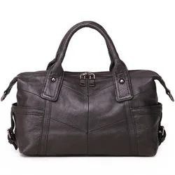 New Genuine Leather Handbags For Women 2026 Fashion High Capacity Shoulder Bag Female Crossbody Bag Designer Purse Tote Hand Bag