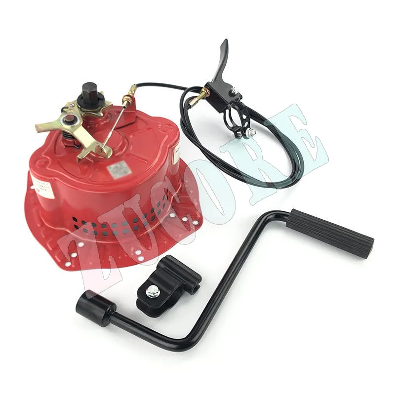 손으로 돌리는 경운기 부품 무당김 시동 디젤 엔진 쉽게 시작되는 무당김 공랭식 디젤 엔진