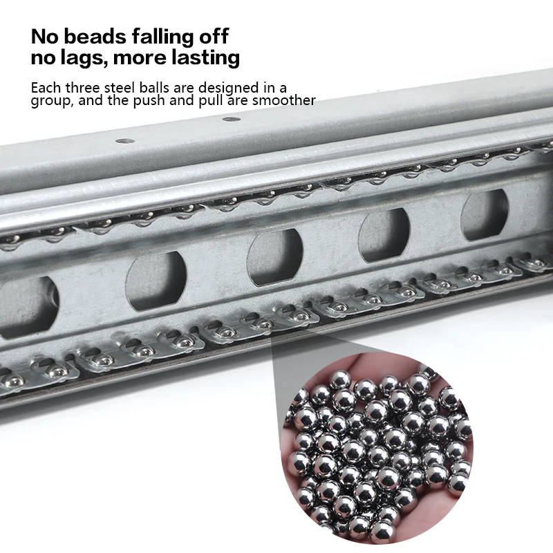 Heavy Duty Under Stair Shoe Cabinet Pull Out Sliding Rail With Damping Buffer Extended Bottom Track Load Bearing Storage System