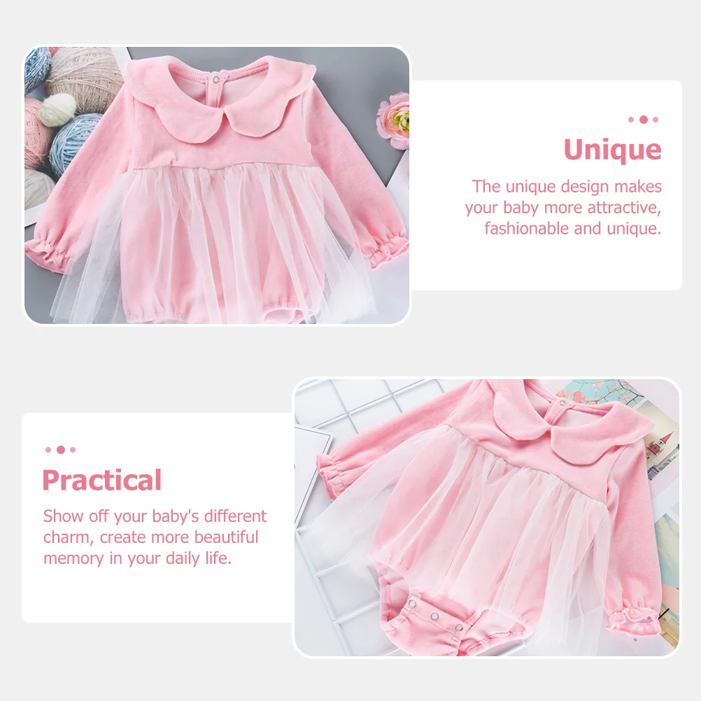 

Coral Fleece Long Sleeve Baby Girls Romper Jumpsuit Soft Toddler Clothes Newborn Outfit Baby Girls Jumpsuits Newborn Girl Romper