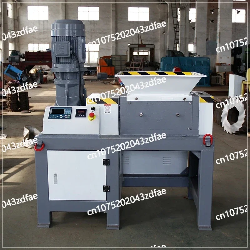 Small Shredder for Metal Scrap, Single and Double Axis Crushing of Kitchen and Household Waste