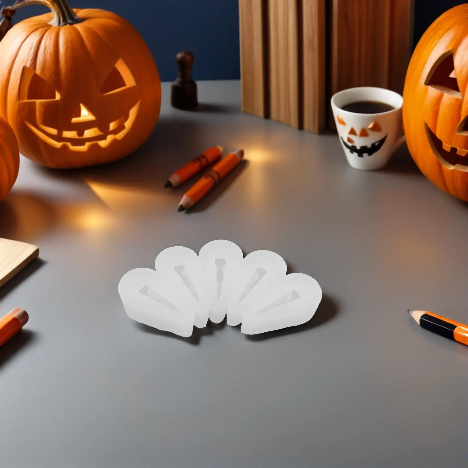 

Набор из 5 силиконовых форм в виде черепов воронов: детализированные формы для Хэллоуина, для изготовления украшений, брелоков, шоколада, конфет и поделок