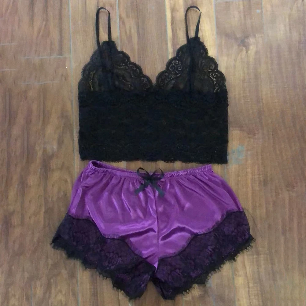 السيدات المألوف وغير رسمي بلون الدانتيل مثير الحمالات مجموعة الملابس الداخلية النسائية الملابس الداخلية الحميمة المثيرة Bodycon