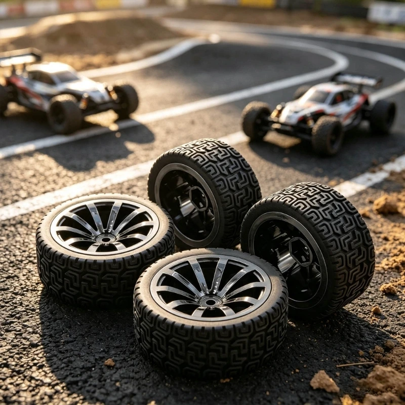 Replacement Toy Car 65 mm Set of 4 with Deep for DIY Robot Projects and Smooth Floor Motion Builds 15UB