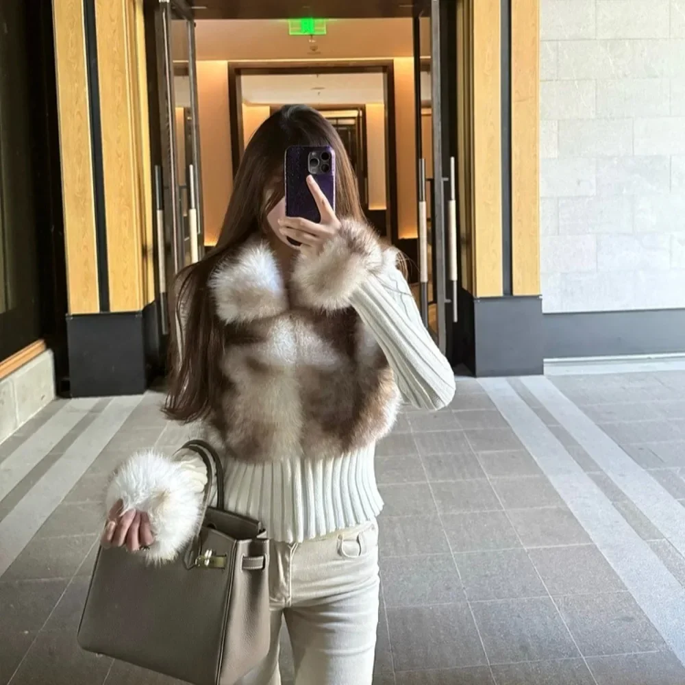 Thumbnail 3 - #7 Trending Womens Cropped Knit Sweaters Right Now